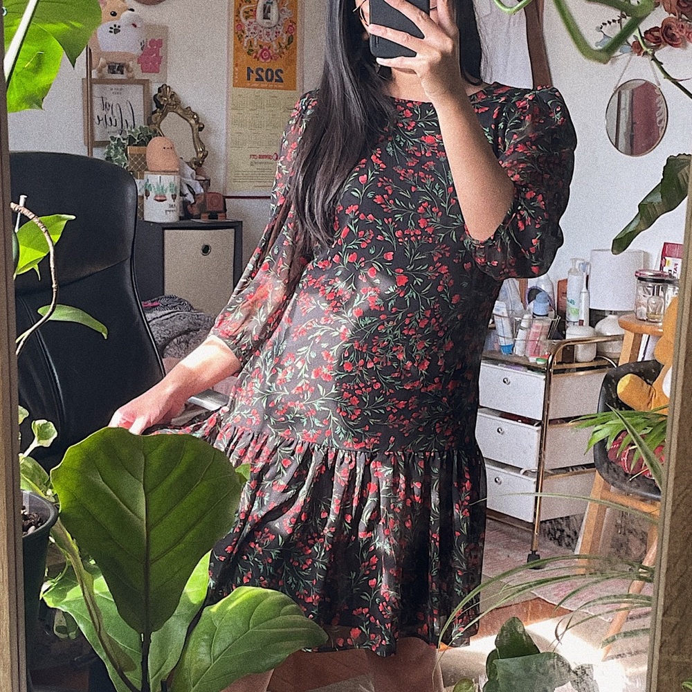 Calvin Klein Floral Minidress